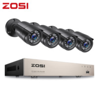 ZOSI System alarmowy do domu H.265 + 8CH DVR 4/8 sztuk 2.0MP 1080p Night Vision nadzór zewnętrzny wodoodporna kamera zestawy 1